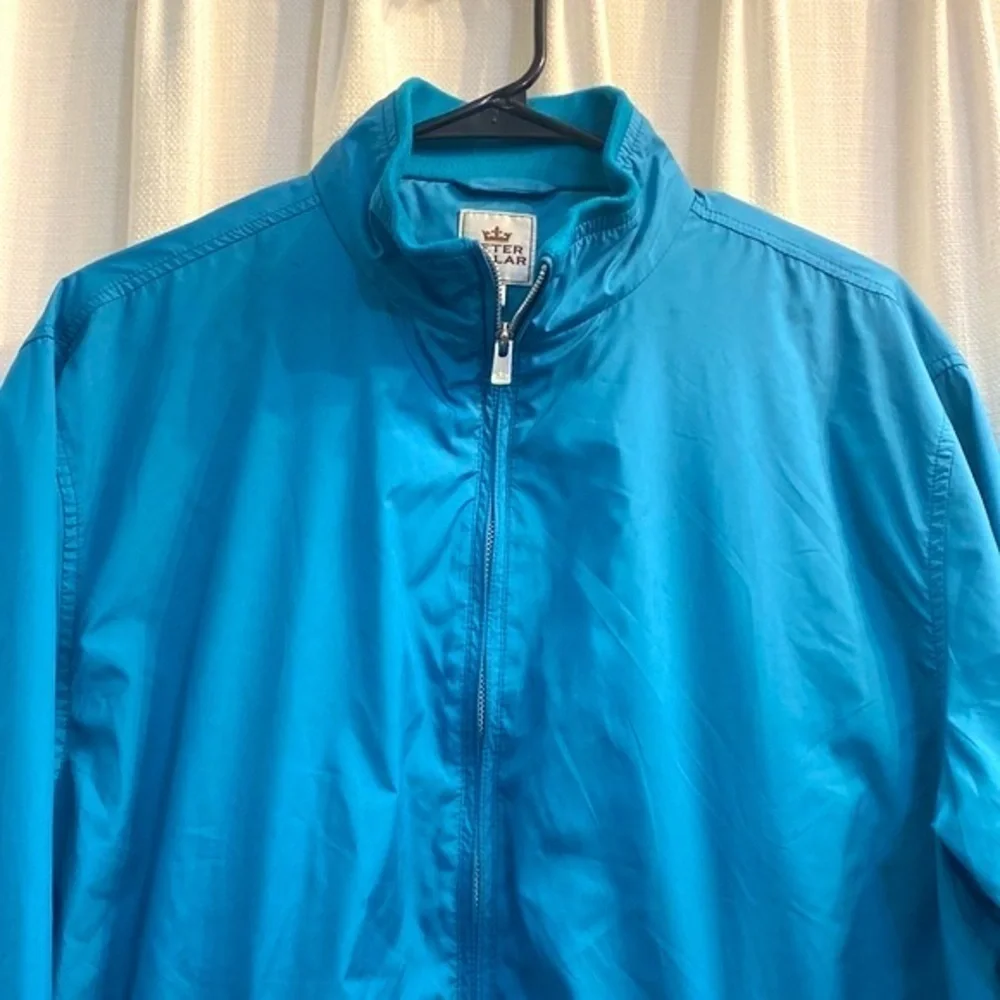 Men’s Peter Millar Polyester and Lined Zip Up Jacket Size M
